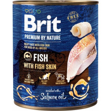 Brit Premium by nature Fish with fish skin - wet dog food - 800g