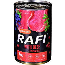 Dolina Noteci Rafi with beef, cranberry and blueberry - wet dog food - 400g
