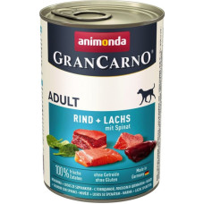 Animonda GranCarno Adult Salmon and spinach - wet dog food - 400g