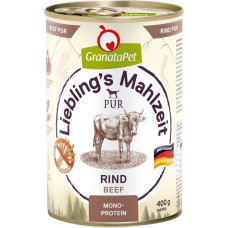 Fox4Pets GRANATAPET Liebling's Mahlzeit Beef - wet dog food - 400g
