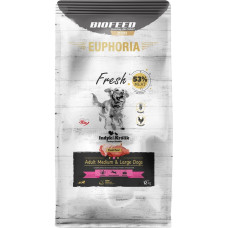 Biofeed EUPHORIA Fresh Adult Medium & Large dogs Turkey with rabbit - dry dog food - 12kg