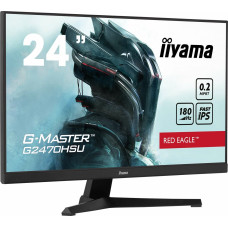 Iiyama G-MASTER Unleash your full gaming potential with the Fast IPS G2470HSU Red Eagle