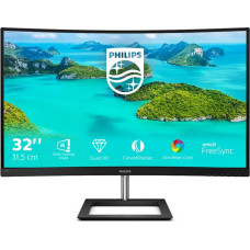 Philips E Line 325E1C/00 computer monitor 80 cm (31.5") 2560 x 1440 pixels Quad HD LCD Black