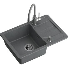 Quadron Plautuvė su mai&scaron;ytuvu ir dozatoriumi Quadron READY SMART, TQ6244RSSZ, pilka