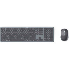 Hama multi device keyboard and mouse set black gre