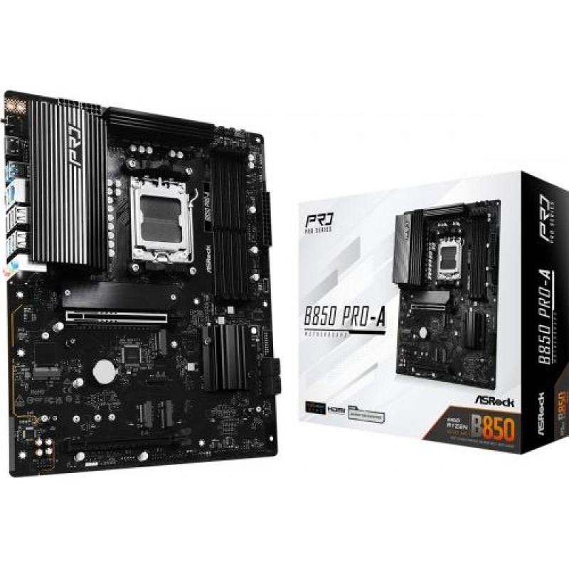 Asrock Motherboard B850 PRO-A AM5 4DDR5 ATX