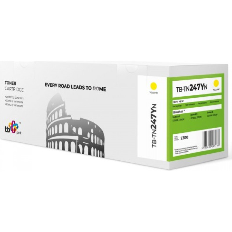 Tb Print Toner for Brother TN247 Y TB-TN247YN YE 100% new