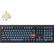 Keychron V6 MAX, Gateron Jupiter Banana Switch, Black, US