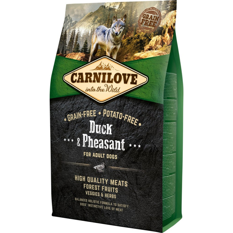 Carnilove Adult Duck and pheasant - dry dog food - 4kg