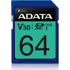 Adata Memory card SDXC PremierPro 64GB UHS-I U3 V30 100/80 MB/s
