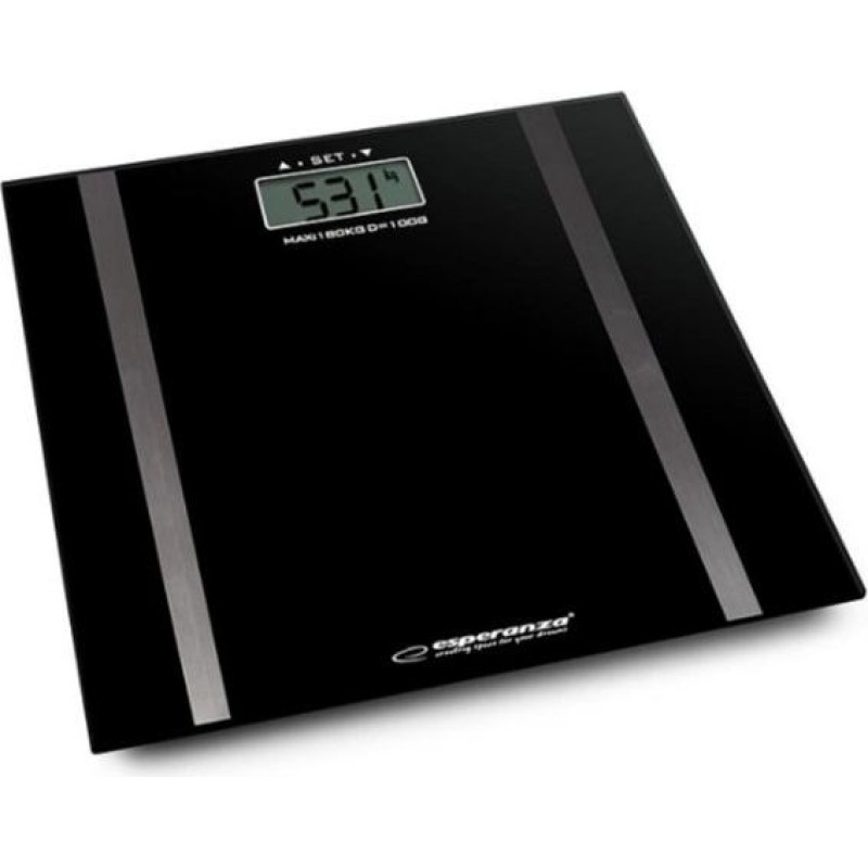 Esperanza EBS018K personal scale Rectangle Black Electronic personal scale