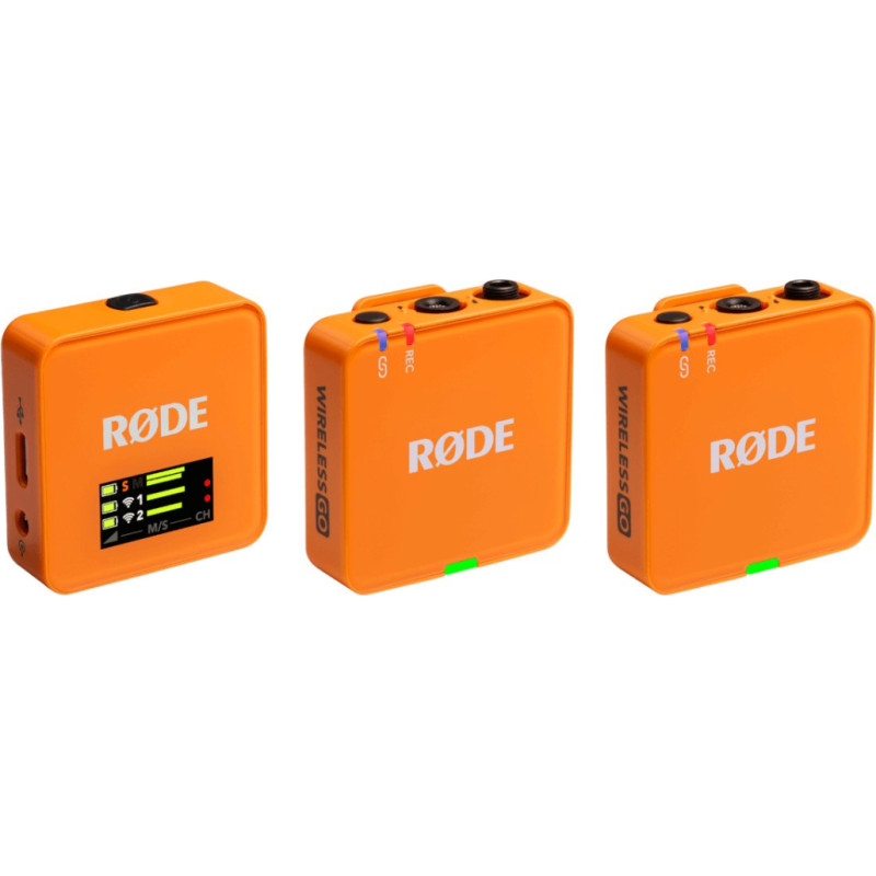 Rode R&Oslash;DE Wireless GO III Orange - wireless microphone system (orange)