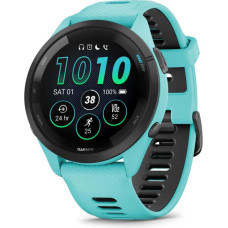 Garmin Forerunner 265 3.3 cm (1.3") AMOLED 46 mm Digital 416 x 416 pixels Touchscreen Black, Blue Wi-Fi GPS (satellite)