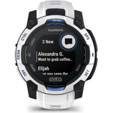 Garmin Smartwatch GARMIN Instinct 3 45mm SOLAR Whitestone