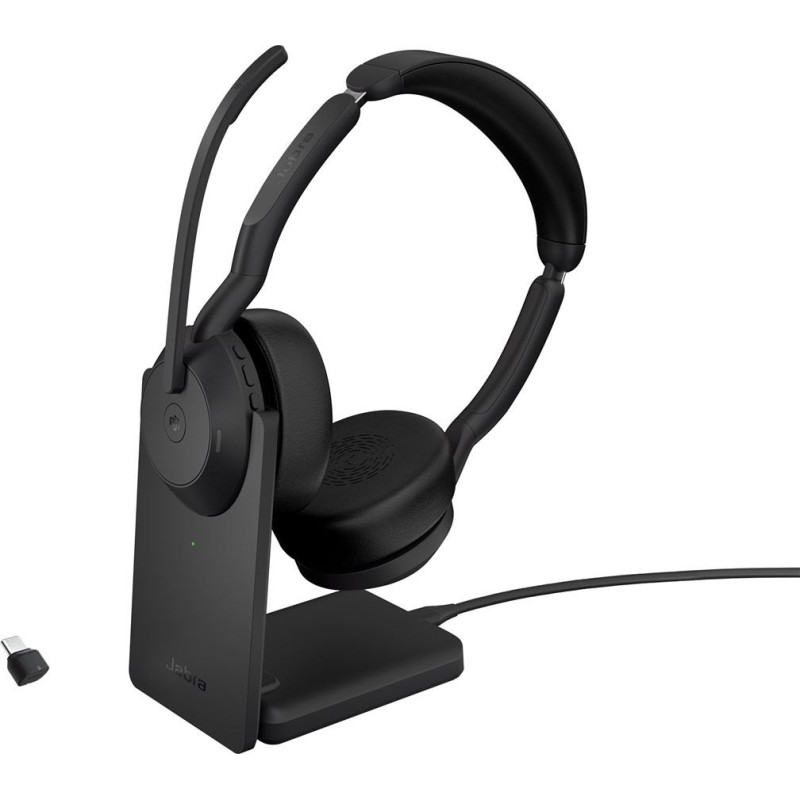 Jabra 25599-999-889 Headset/Wireless Headband Office/Call Center Bluetooth Charging cradle Black
