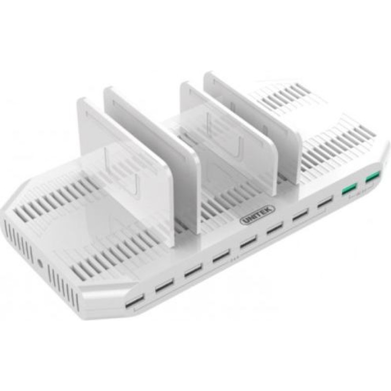 Unitek Charging station 10xUSB; 96W; 2xQC3.0; Y-2190A
