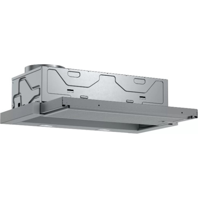 Bosch Встраиваемая выдвижная вытяжка DFL064A52, серебристый металл.