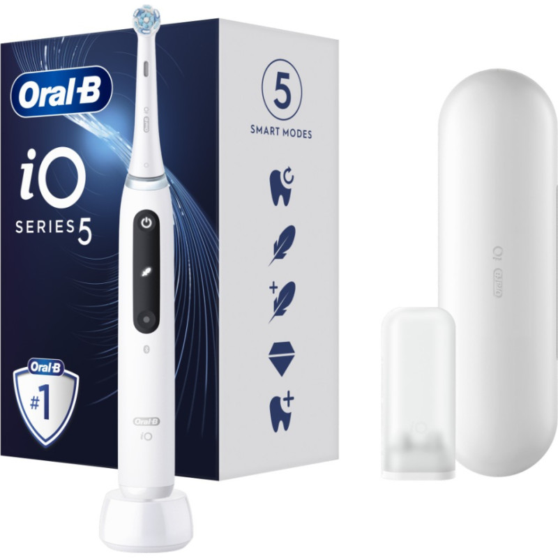 Oral-B Электрическая зубная щетка iO5 iOG5.1A6.1DK, белая, 4210201415343.