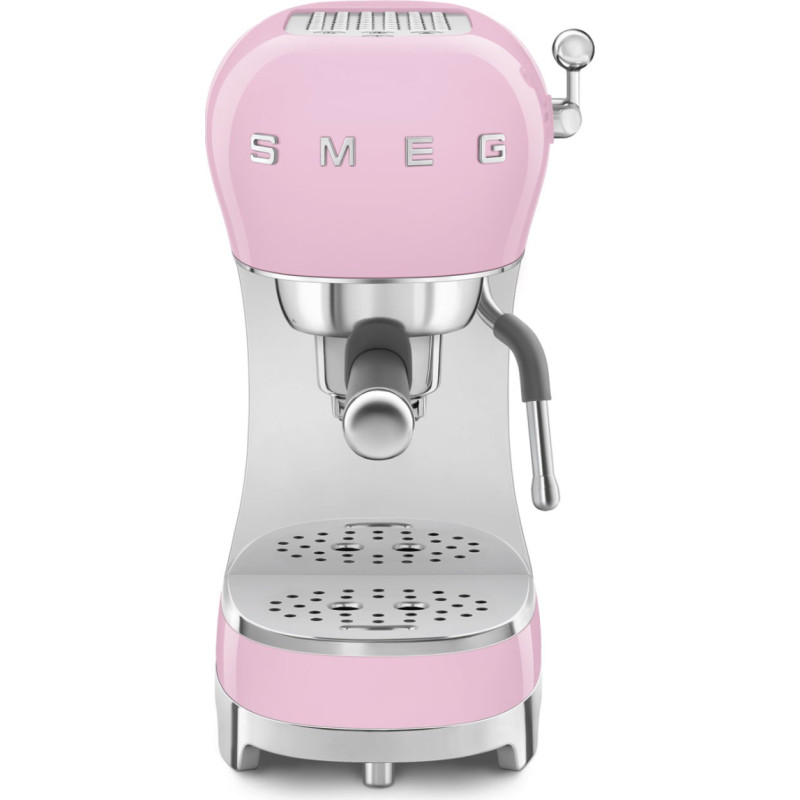Smeg Кофеварка эспрессо ECF02PKEU, розового цвета.