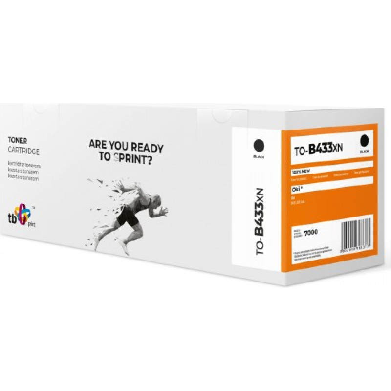 Tb Print Toner for OKI B433/513 TO-B433XN BK 100% new