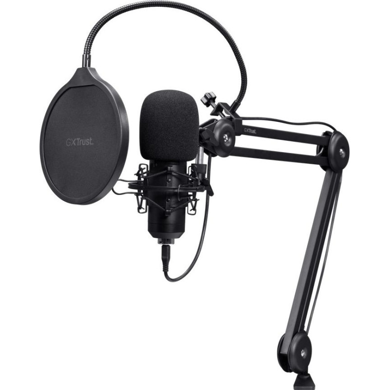 Trust GXT 270 Emita II+ Black Podcast microphone