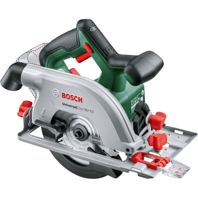 Bosch аккумулятор круговой пилы универсальный цирк 18V-53, 06033b1400, без батареи и рамы