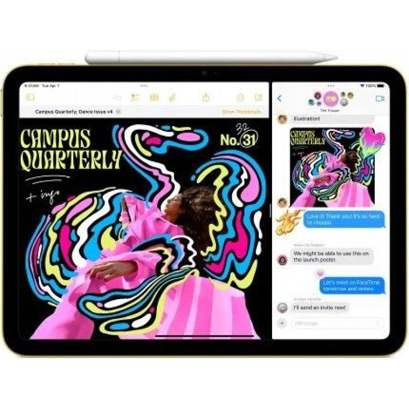 Apple Tablet Apple iPad 10.9'' 11 gen. 512 GB 5G Ż&oacute;łty (MD7R4HC/A)