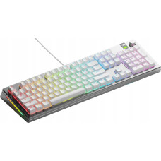 Glorious Klawiatura Glorious GMMK 3 Pro 100 % Custom klawiatura do gier - Pre-Built, ANSI (US), Fox Switches, srebrny