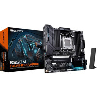 Gigabyte B850M GAMING X WIFI6E Motherboard - AMD Ryzen 9000 Series CPUs, 10+2+2 Phases Digital VRM, up to 8200MHz DDR5 (OC), 1xPCIe 5.0 + 1xPCIe 4.0 M.2, 2.5LAN, WIFI 6E, USB 3.2 Gen 2
