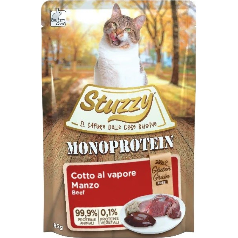 Agras Pet Foods STUZZY Monoprotein Beef - wet cat food - 85 g