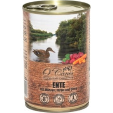 O'canis canned dog food- wet food- duck, millet and carrots - 400 g