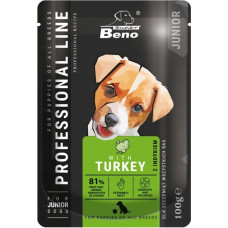 Super Benek SUPER BENO Junior Turkey - wet dog food - 100 g