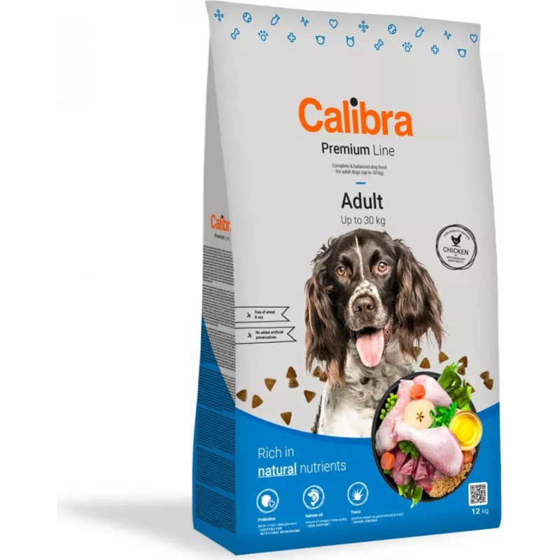Calibra Premium Line Adult Chicken - dry dog food - 12kg