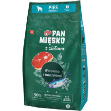 Pan Mięsko PAN MIĘSKO with Herbs Beef with tuna S - dry dog food - 3kg