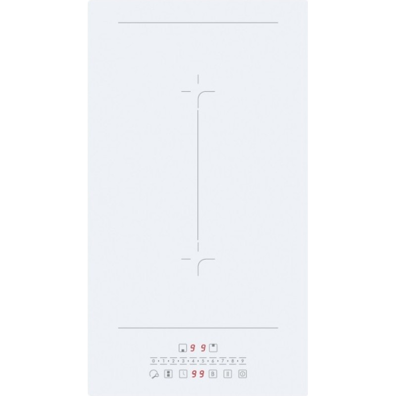 Schlosser Įmontuojama indukcinė domino kaitlentė Schlosser BT352-5WH (PURE WHITE)