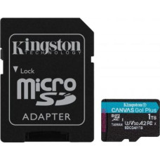 Kingston microSD 1TB CanvasGo! Plus 200MB/s A2 U3 V30 + adapter