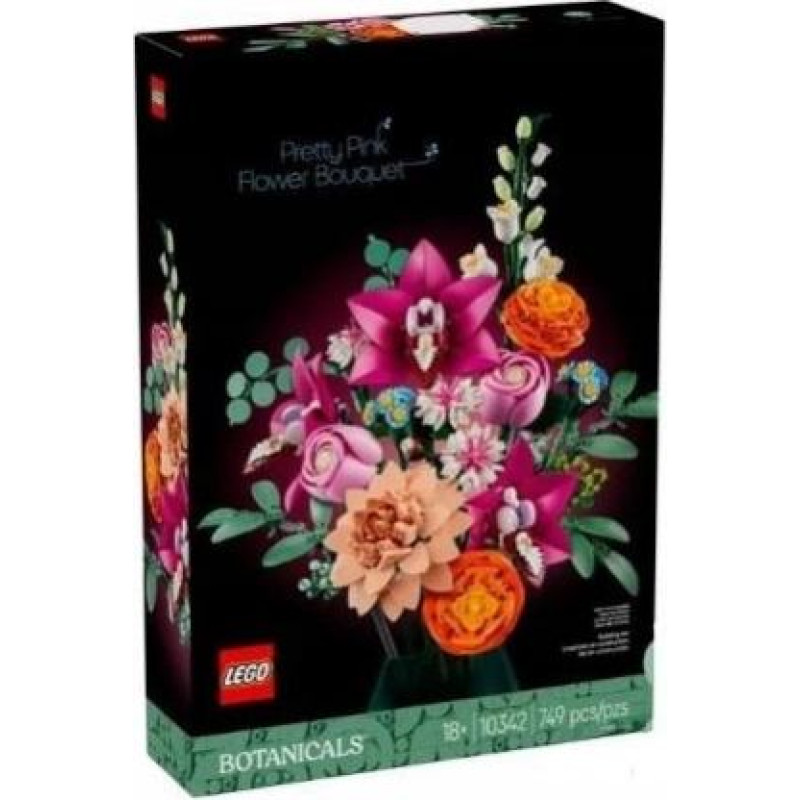 LEGO Klocki Botanicals (10342) Пенный букет розовых квадратов