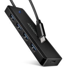 Axagon HUE-C1C, HUB 4-port USB 5Gbps 19cm USB-C cable