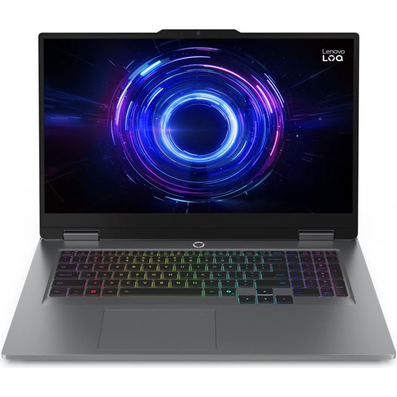Lenovo LOQ 17IRX10 Intel&reg; Core&trade; i5 i5-13450HX Laptop 43.9 cm (17.3") Full HD 16 GB DDR5-SDRAM 512 GB SSD NVIDIA GeForce RTX 5050 Wi-Fi 6 (802.11ax) NoOS Grey