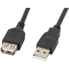 Lanberg Extension cable USB 2.0 AM-AF black 5M
