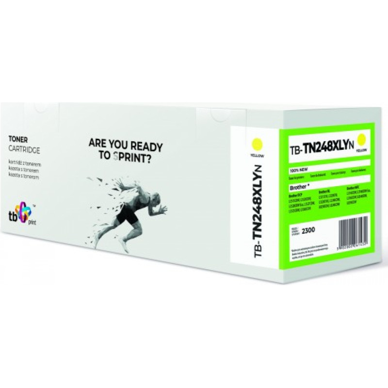 Tb Print Toner for Brother TN248XLY TB-TN248XLYN 100% new cyan