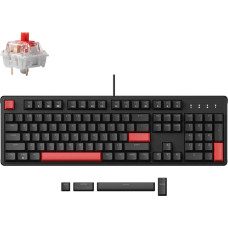 Lemokey X3, Keychron Red Switch, Black, US