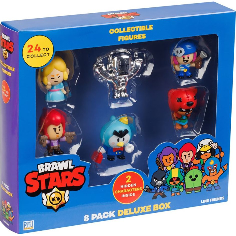 P.m.i. Kids World BRAWL STARS S1 FIGURES - 8 PACK DELUXE BOX VER.B