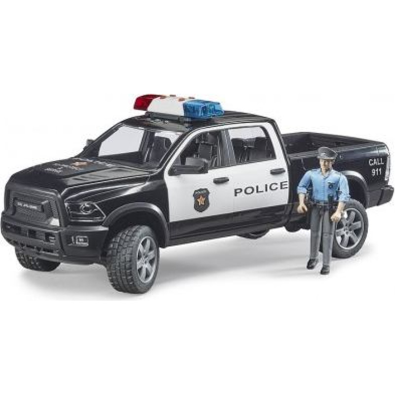 Bruder Police truck RAM 2500 with policeman
