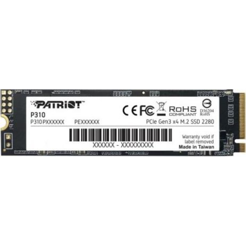 Patriot SSD 1.92TB P310 PCIe M.2 Gen3 x4 NVMe 2100/1800MB/s