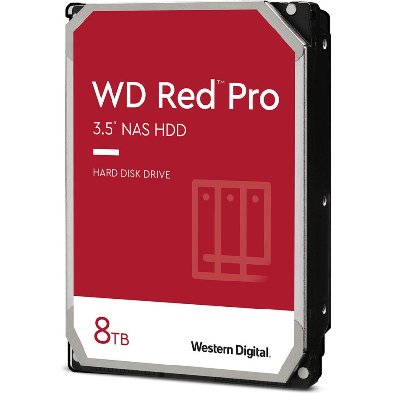 WD Western Digital Red Pro internal hard drive 8 TB 7200 RPM 256 MB 3.5" Serial ATA