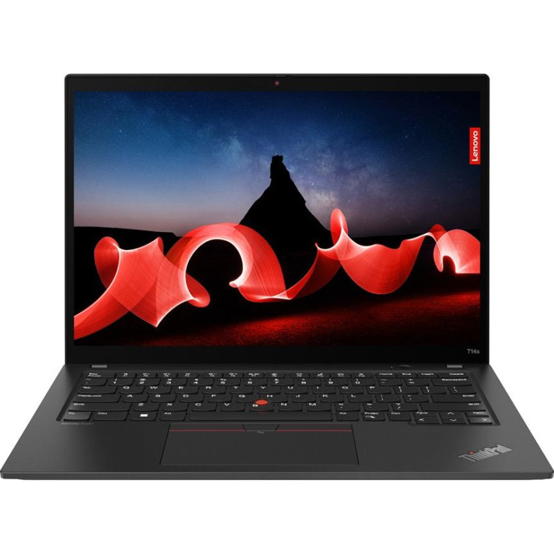 Lenovo ThinkPad T14s Gen 4 (AMD) AMD Ryzen&trade; 5 PRO 7540U Laptop 35.6 cm (14") WUXGA 16 GB LPDDR5x-SDRAM 512 GB SSD Wi-Fi 6E (802.11ax) Windows 11 Pro English Black