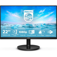 Philips V Line 221V8A/00 LED display 54.6 cm (21.5") 1920 x 1080 pixels Full HD Black