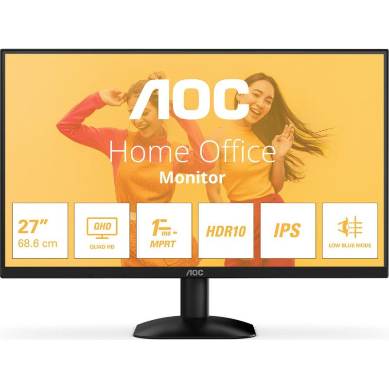 AOC B3 Q27B35E computer monitor 68.6 cm (27") 2560 x 1440 pixels Quad HD LED Black