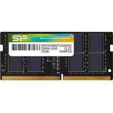 Silicon Power DDR4 SODIMM RAM memory 3200 MHz CL22 32 GB (SP032GBSFU320X02) Black